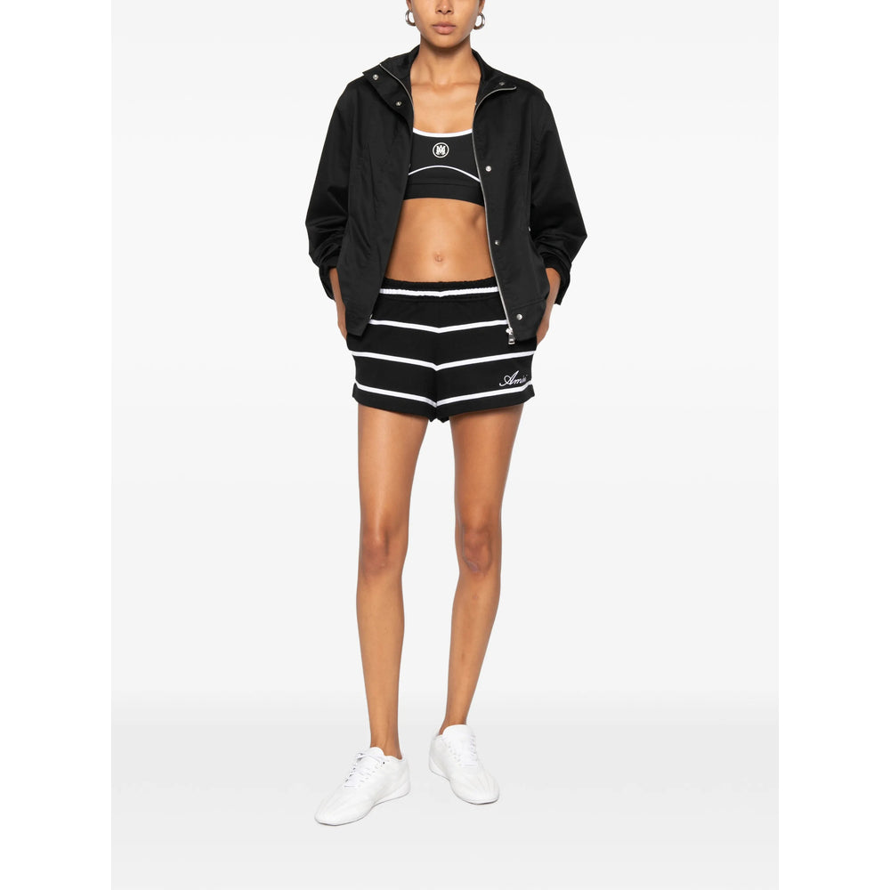 Amiri Black Shorts - Mini Shorts Women AMIRI