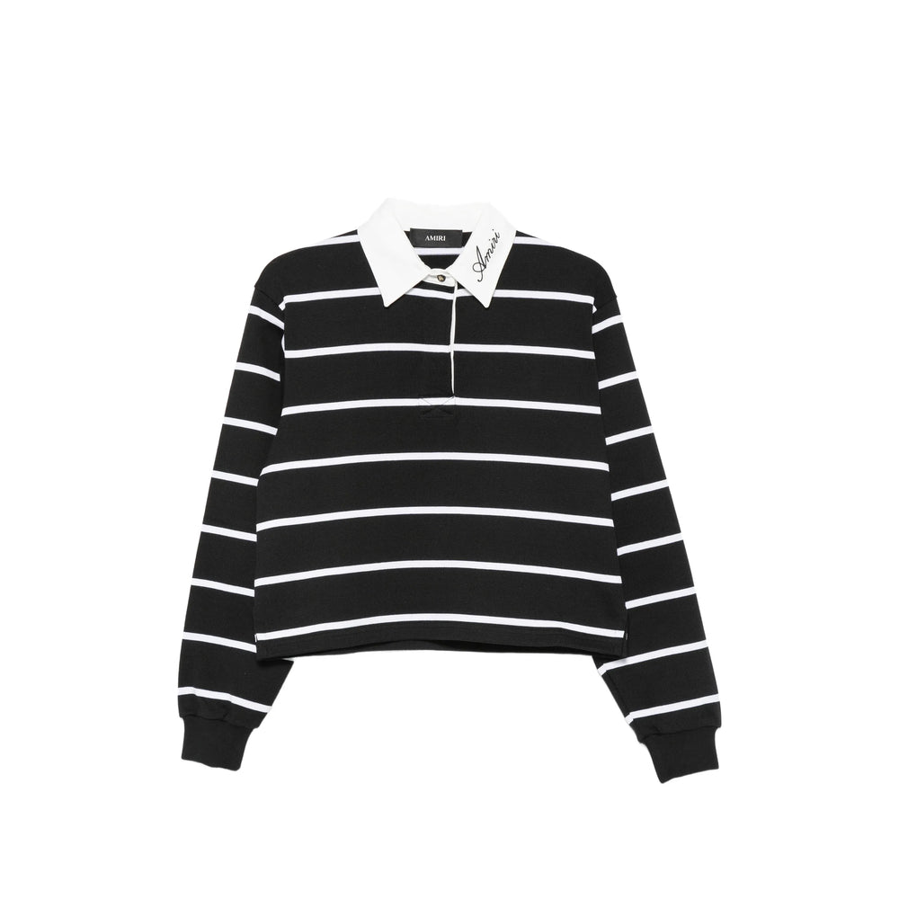 Amiri Black Tops - Polo Tops Women AMIRI