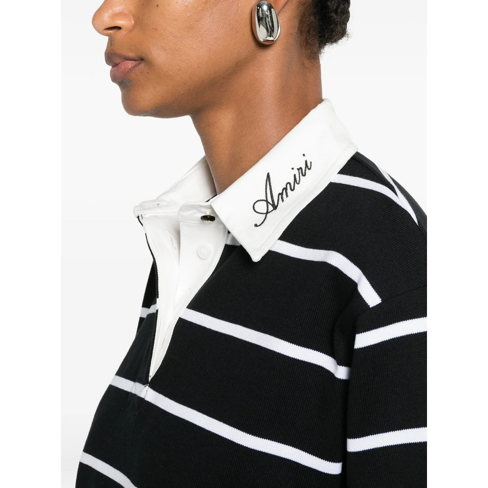 Amiri Black Tops - Polo Tops Women AMIRI
