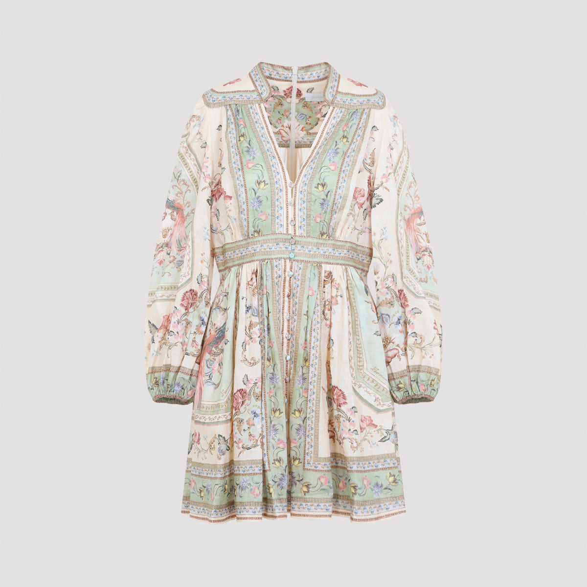 Zimmermann Roselight Plunge Mini Dress Women ZIMMERMANN