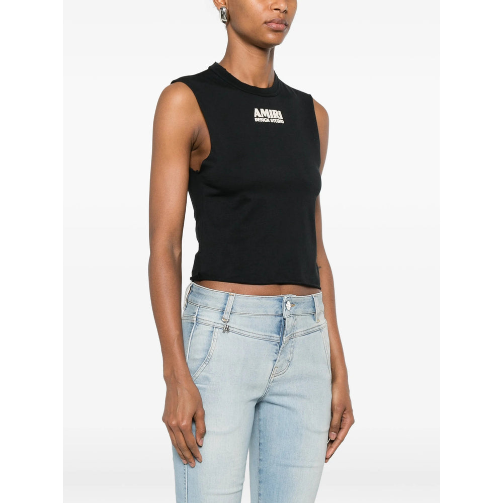 Amiri Black Tops - Vests & Tank Tops Women AMIRI