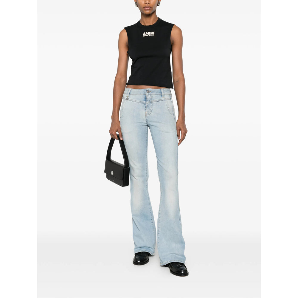 Amiri Black Tops - Vests & Tank Tops Women AMIRI