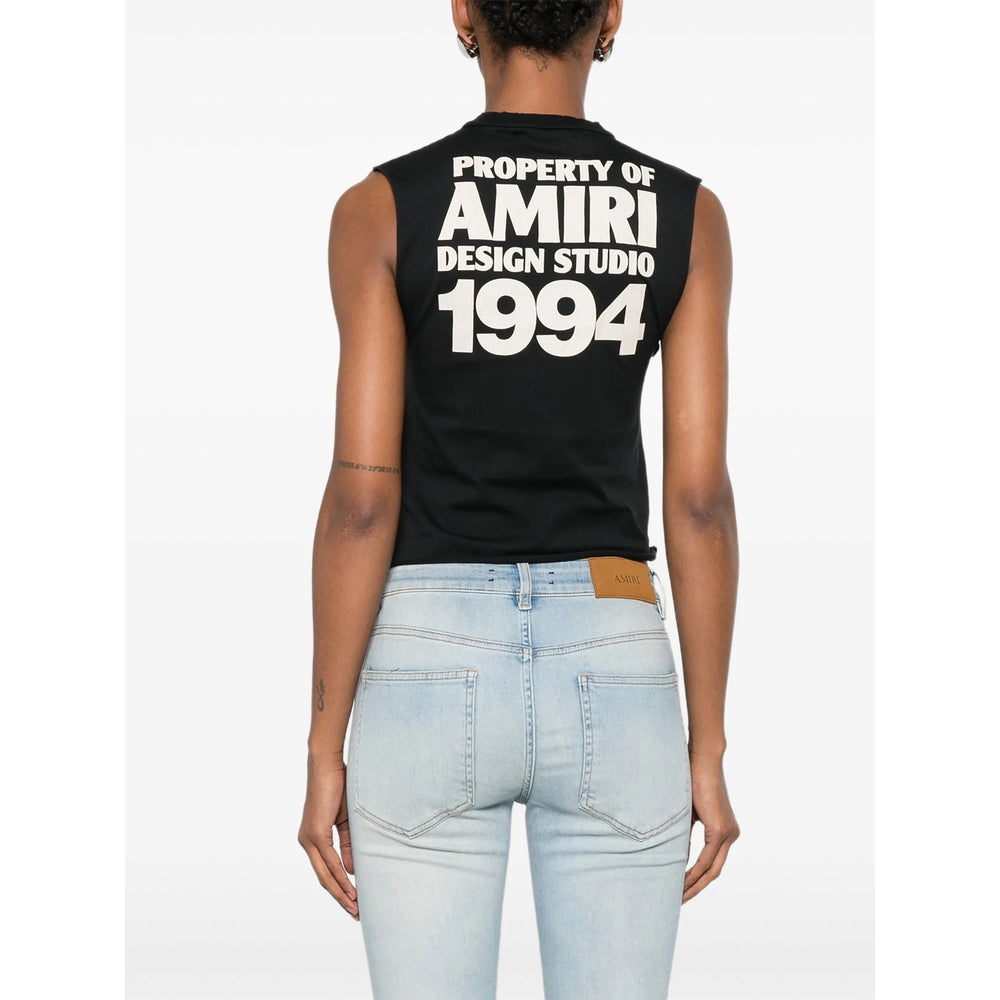 Amiri Black Tops - Vests & Tank Tops Women AMIRI