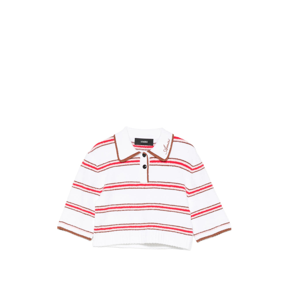 Amiri White Tops - Polo Tops Women AMIRI