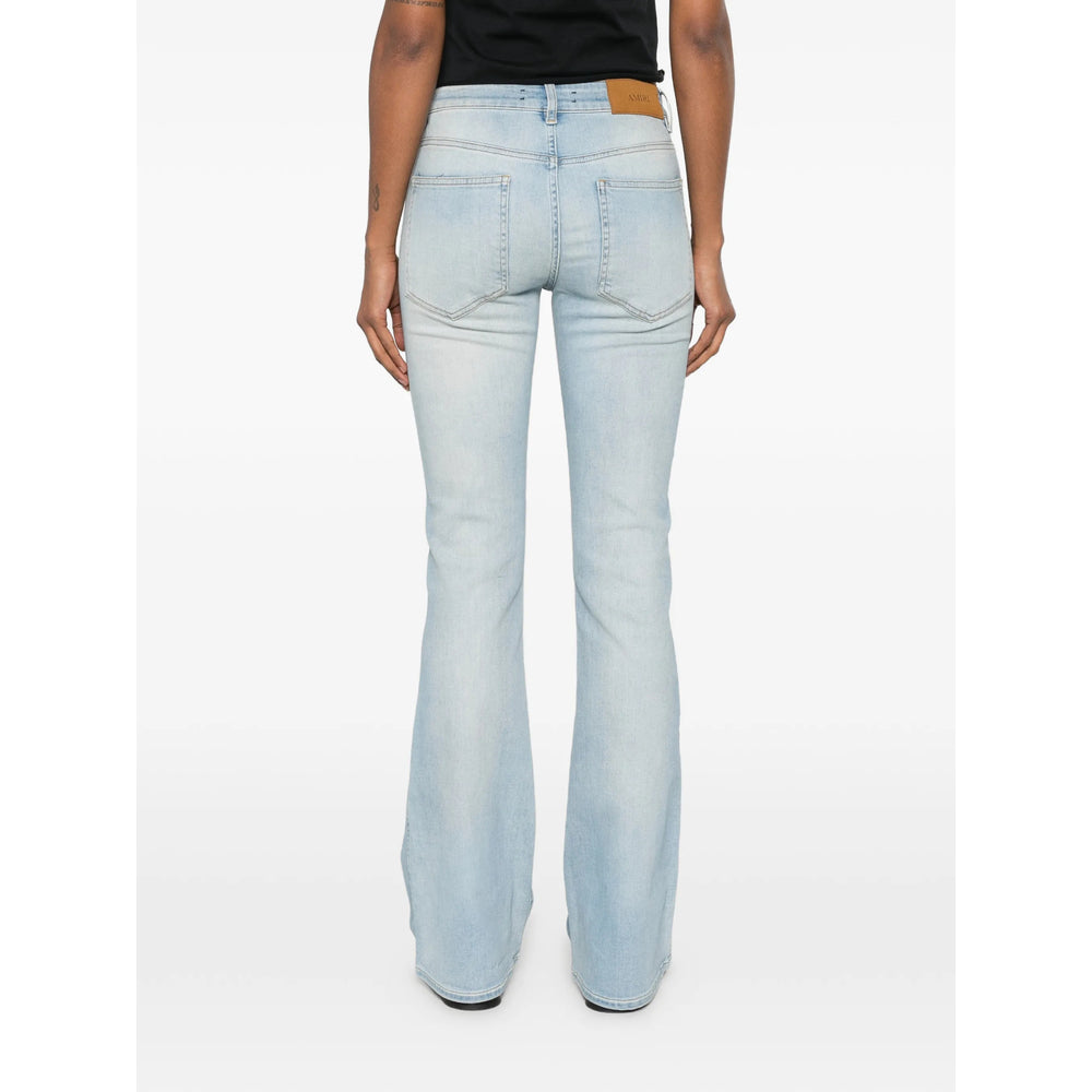 Amiri Blue Denim - Flared Jeans Women AMIRI