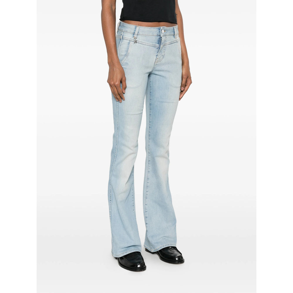 Amiri Blue Denim - Flared Jeans Women AMIRI