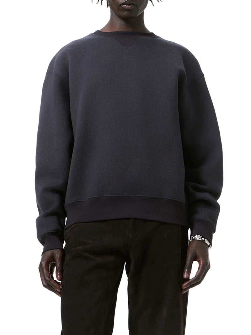 Our Legacy Men Perfect Sweatshirt In Black Bear Woolly Fleece OUR LEGACY