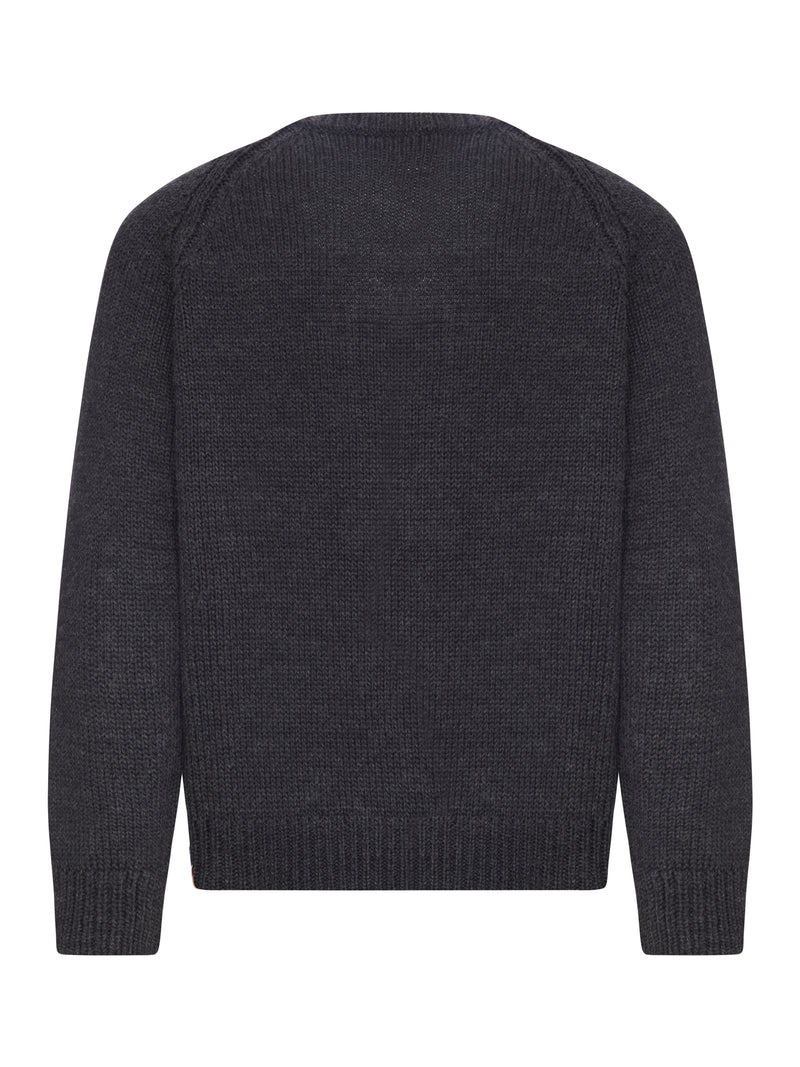 Our Legacy Men Charcoal Merino Wool Sweater OUR LEGACY