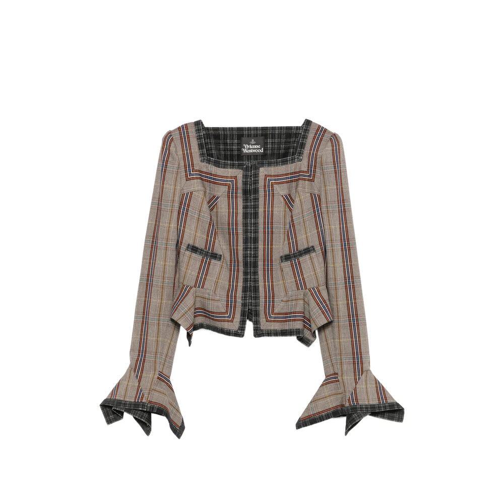 Vivienne Westwood Grey Jackets - Tweed Jackets Women VIVIENNE WESTWOOD