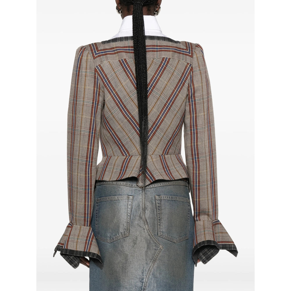 Vivienne Westwood Grey Jackets - Tweed Jackets Women VIVIENNE WESTWOOD