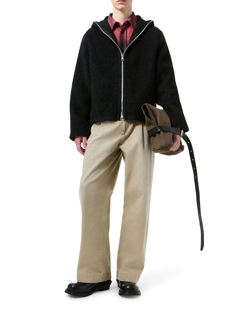 Our Legacy Men Our Legacy Men Full Zip Wool Hoodie OUR LEGACY