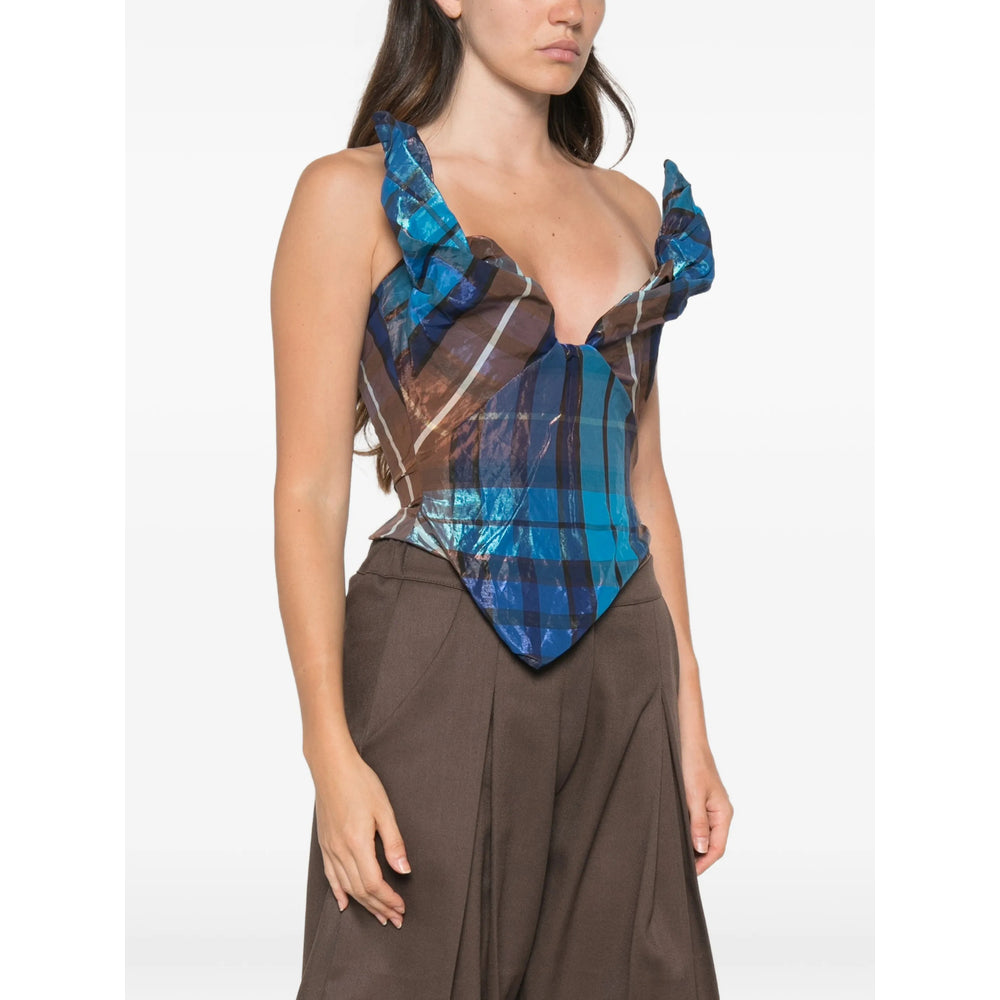 Vivienne Westwood Blue Tops - Vests & Tank Tops Women VIVIENNE WESTWOOD