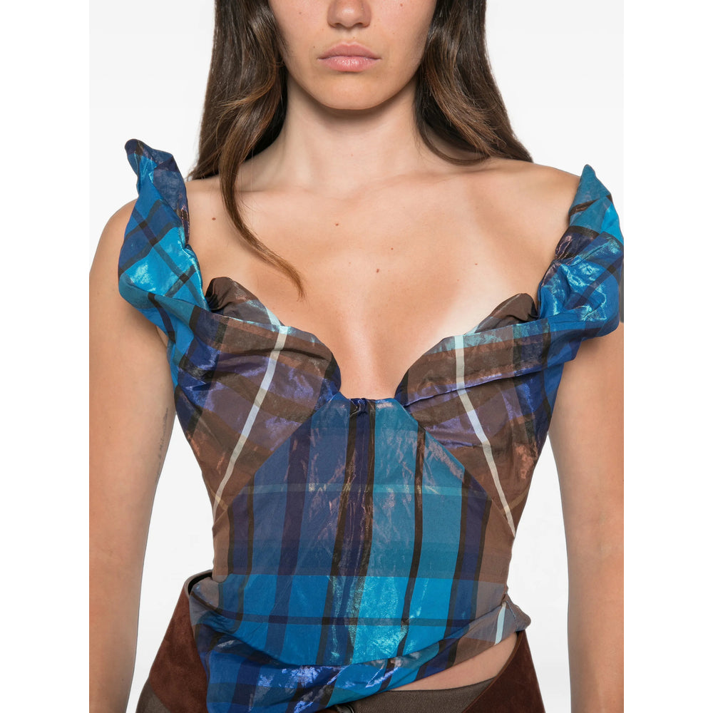 Vivienne Westwood Blue Tops - Vests & Tank Tops Women VIVIENNE WESTWOOD