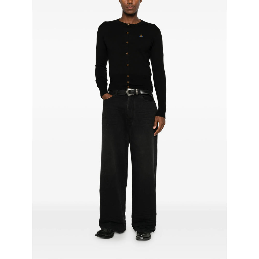 Vivienne Westwood Black Sweaters & Knitwear - Cardigans Men VIVIENNE WESTWOOD