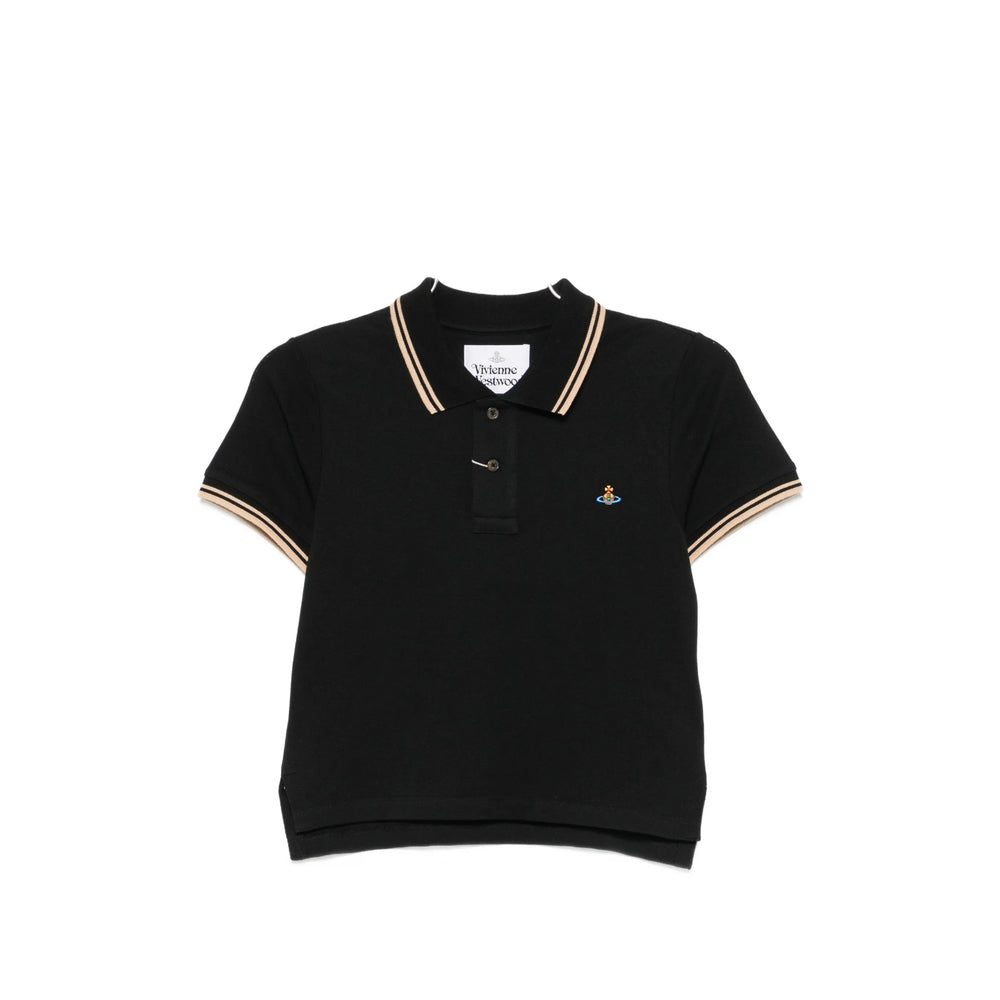 Vivienne Westwood Black Tops - Polo Tops Women VIVIENNE WESTWOOD
