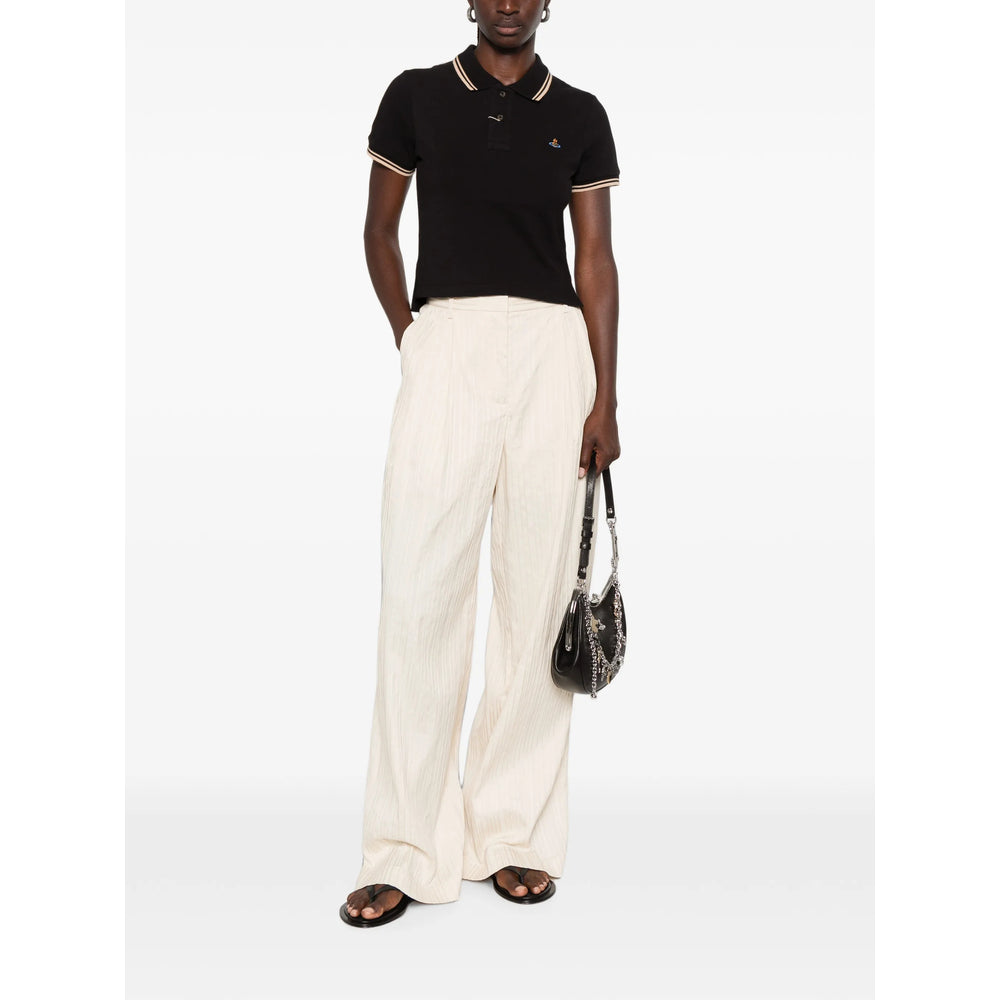 Vivienne Westwood Black Tops - Polo Tops Women VIVIENNE WESTWOOD