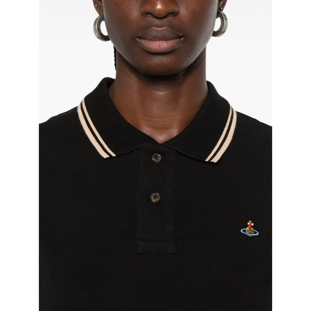 Vivienne Westwood Black Tops - Polo Tops Women VIVIENNE WESTWOOD