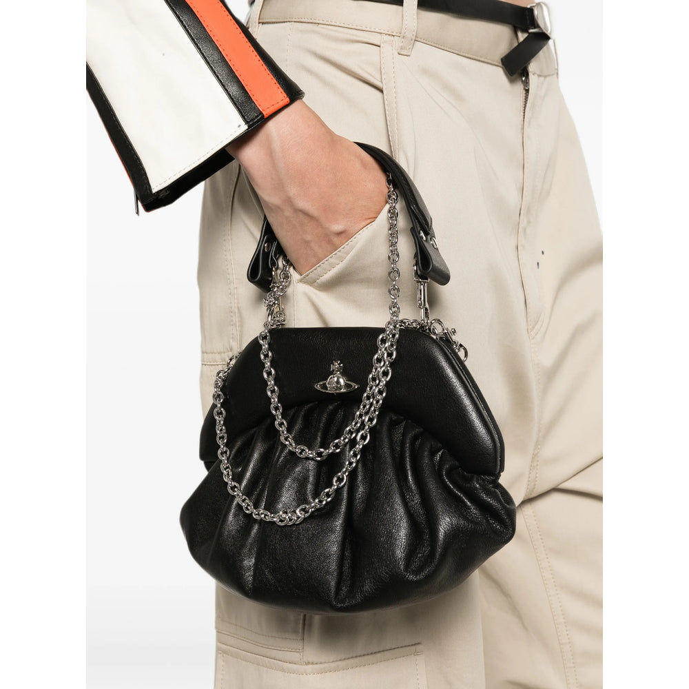 Vivienne Westwood Black Clutch Bags Women VIVIENNE WESTWOOD
