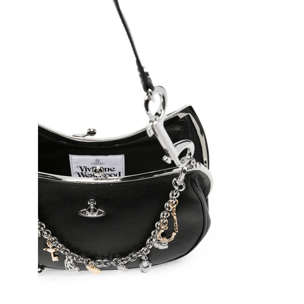 Vivienne Westwood Black Shoulder Bags Women VIVIENNE WESTWOOD
