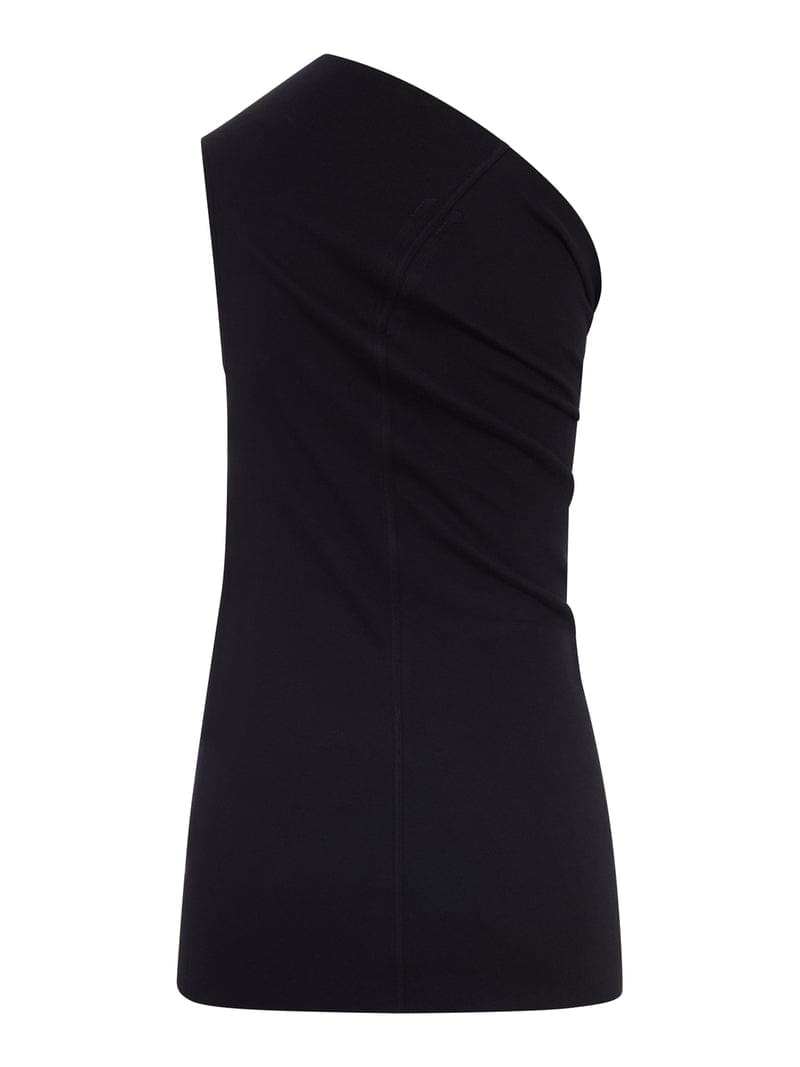 Rick Owens Women Athena One-Shoulder T Top With Shaped Seams RICK OWENS