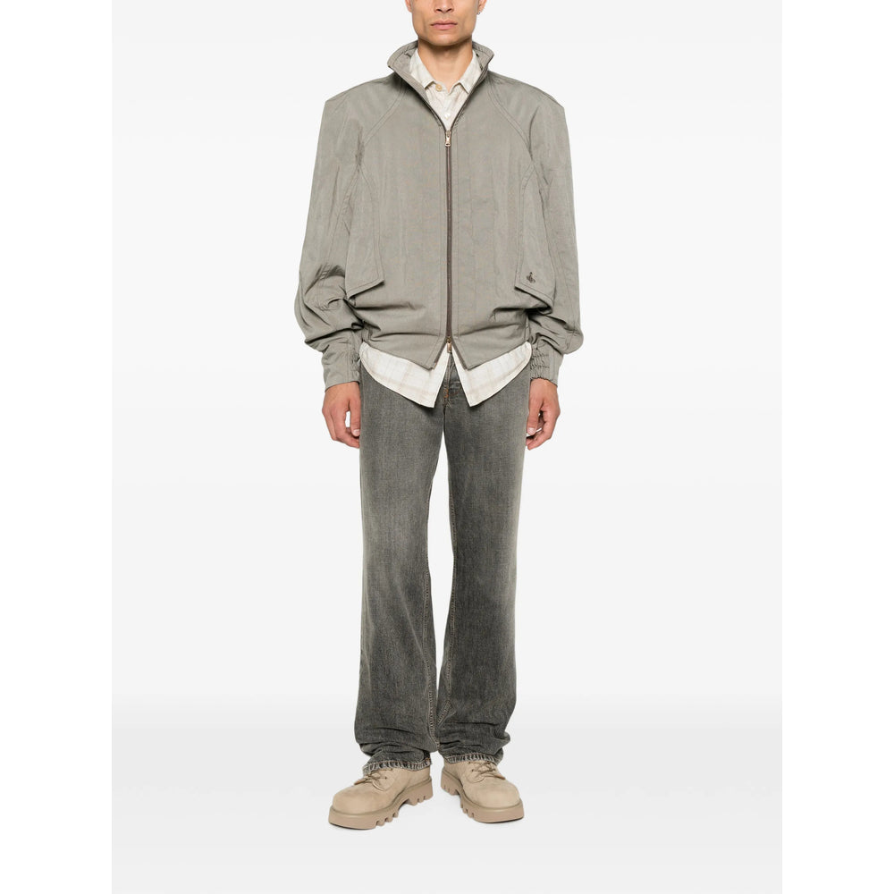 Vivienne Westwood Grey Jackets - Lightweight Jackets Men VIVIENNE WESTWOOD