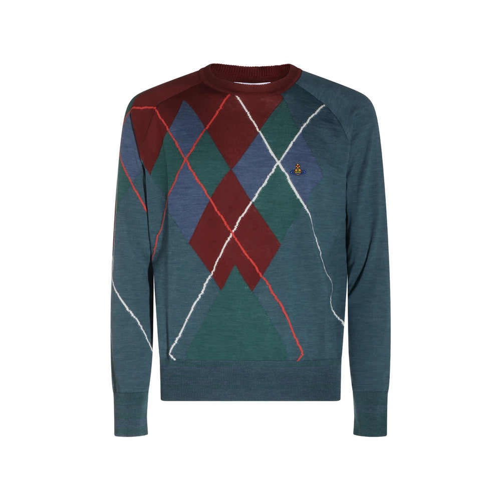 Vivienne Westwood Blue Sweaters & Knitwear - Jumpers Men VIVIENNE WESTWOOD
