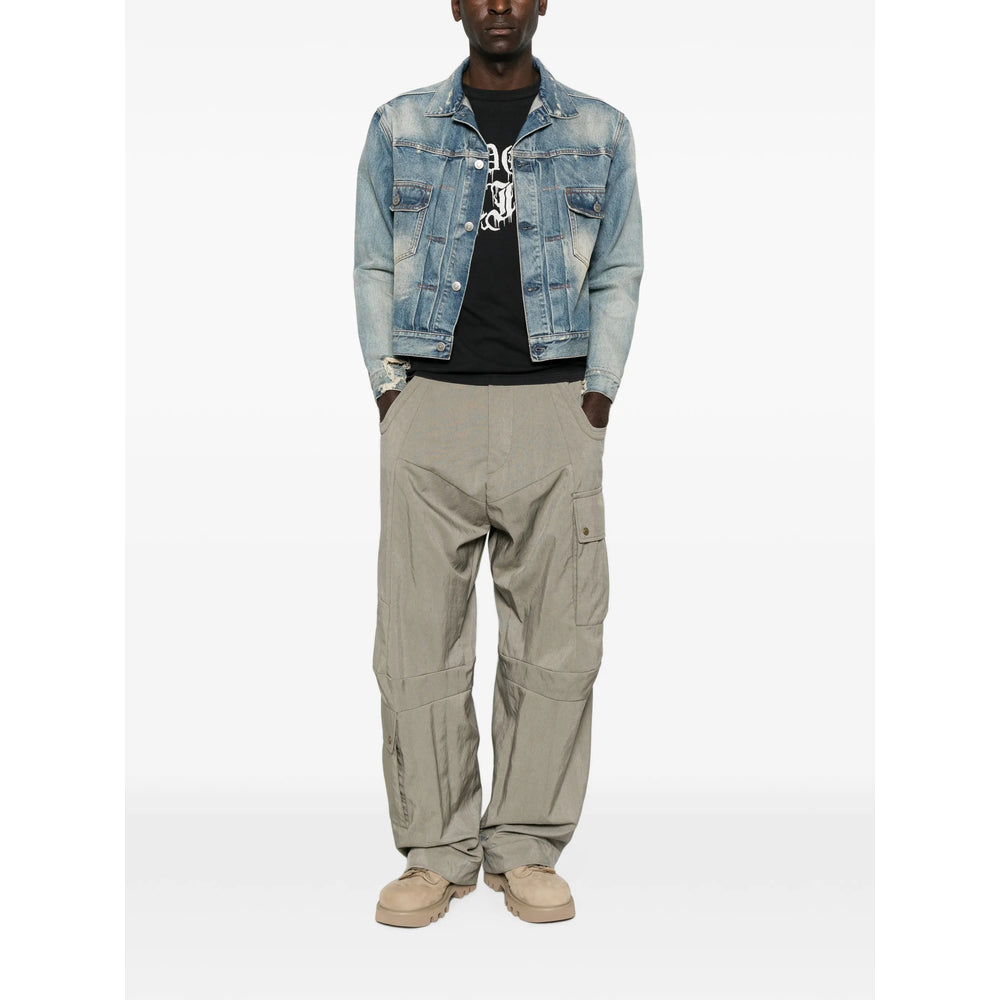Vivienne Westwood Grey Trousers - Wide-Leg Trousers Men VIVIENNE WESTWOOD