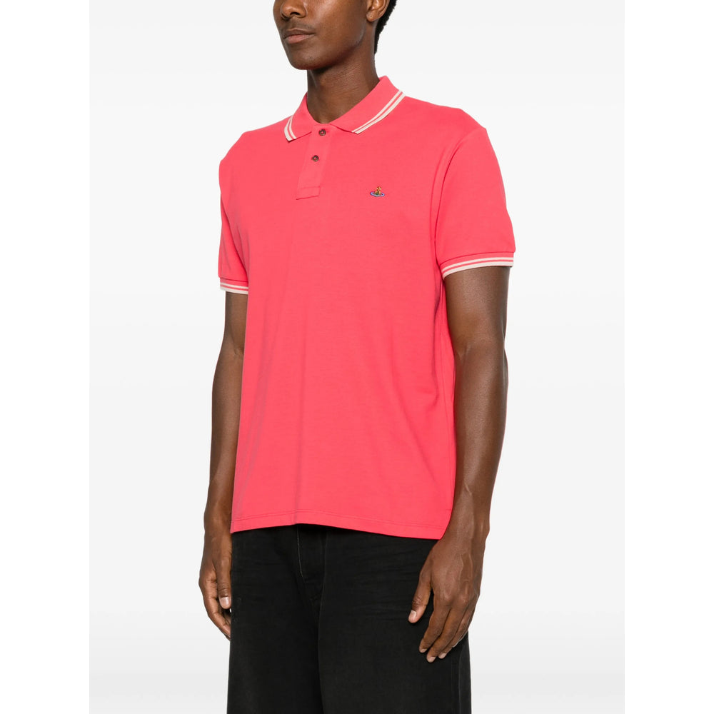 Vivienne Westwood Pink Polo Shirts Men VIVIENNE WESTWOOD