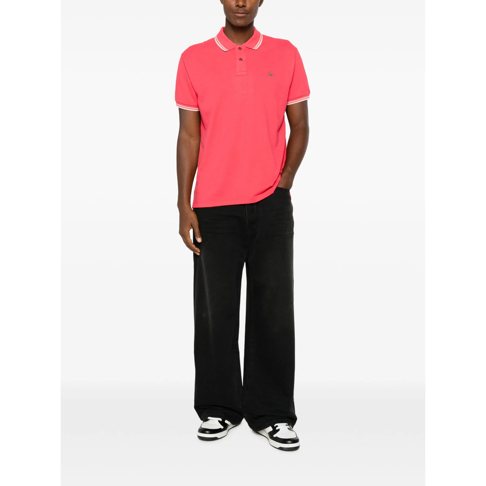 Vivienne Westwood Pink Polo Shirts Men VIVIENNE WESTWOOD