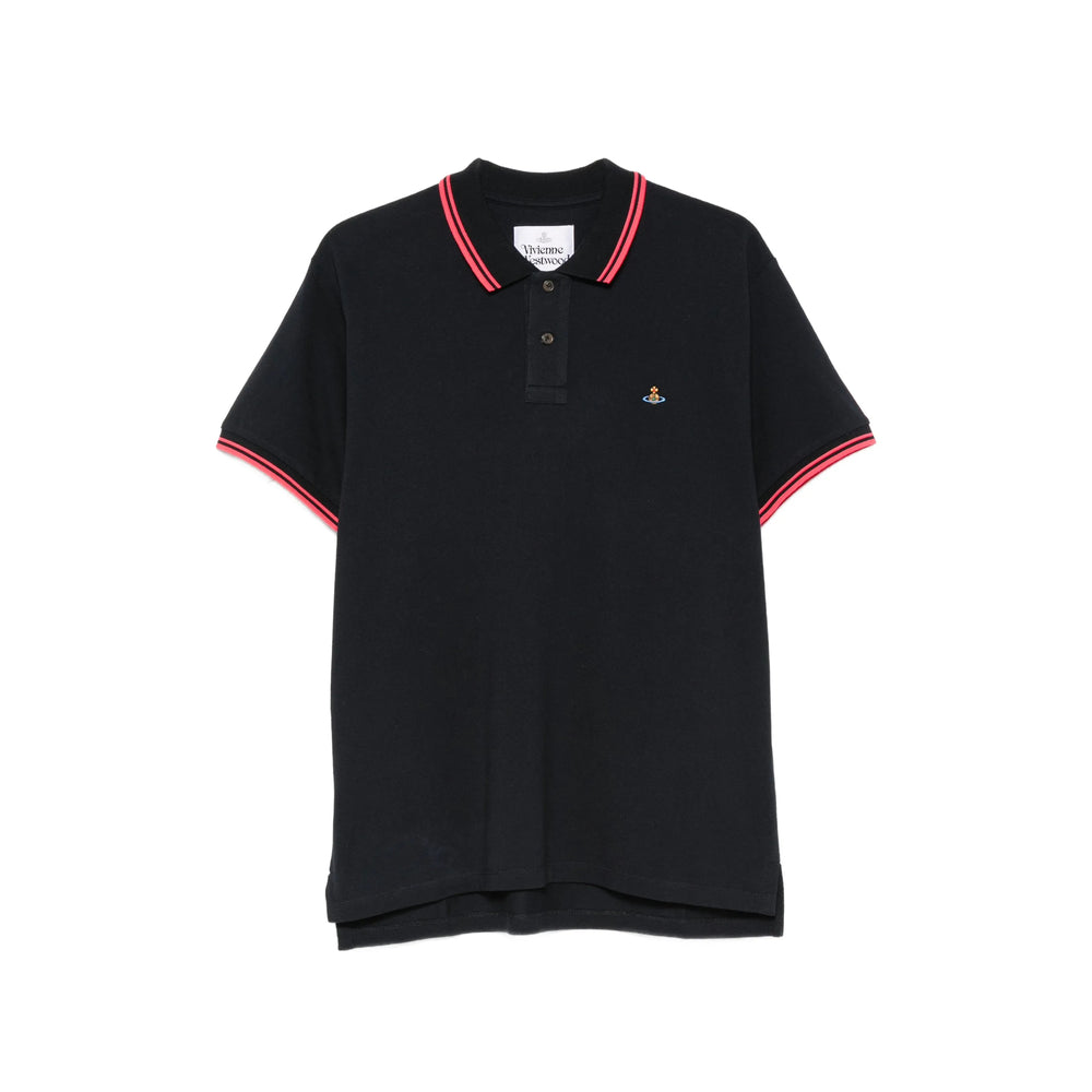 Vivienne Westwood Blue Polo Shirts Men VIVIENNE WESTWOOD