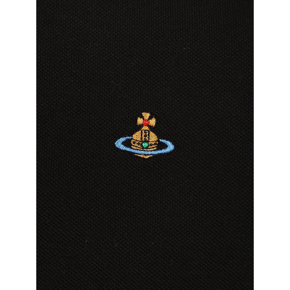 Vivienne Westwood Black Polo Shirts Men VIVIENNE WESTWOOD