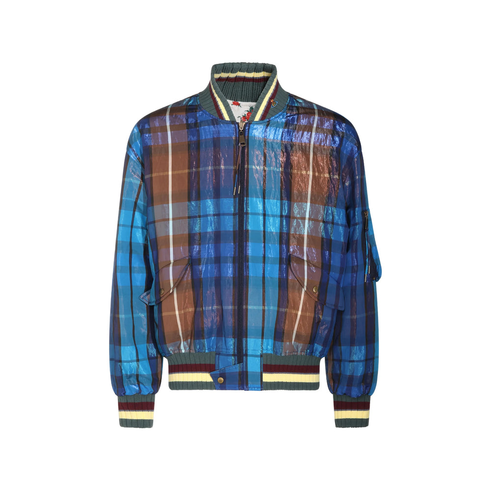 Vivienne Westwood Blue Jackets - Bomber Jackets Men VIVIENNE WESTWOOD