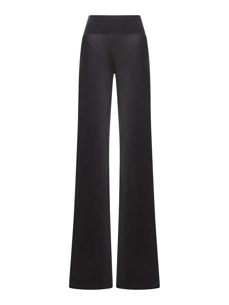 Rick Owens Women Silk Bias Flare Trousers RICK OWENS