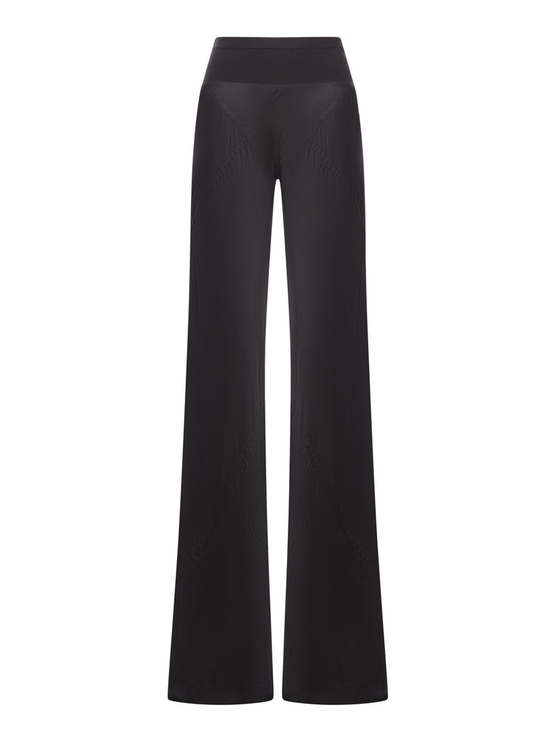 Rick Owens Women Silk Bias Flare Trousers RICK OWENS