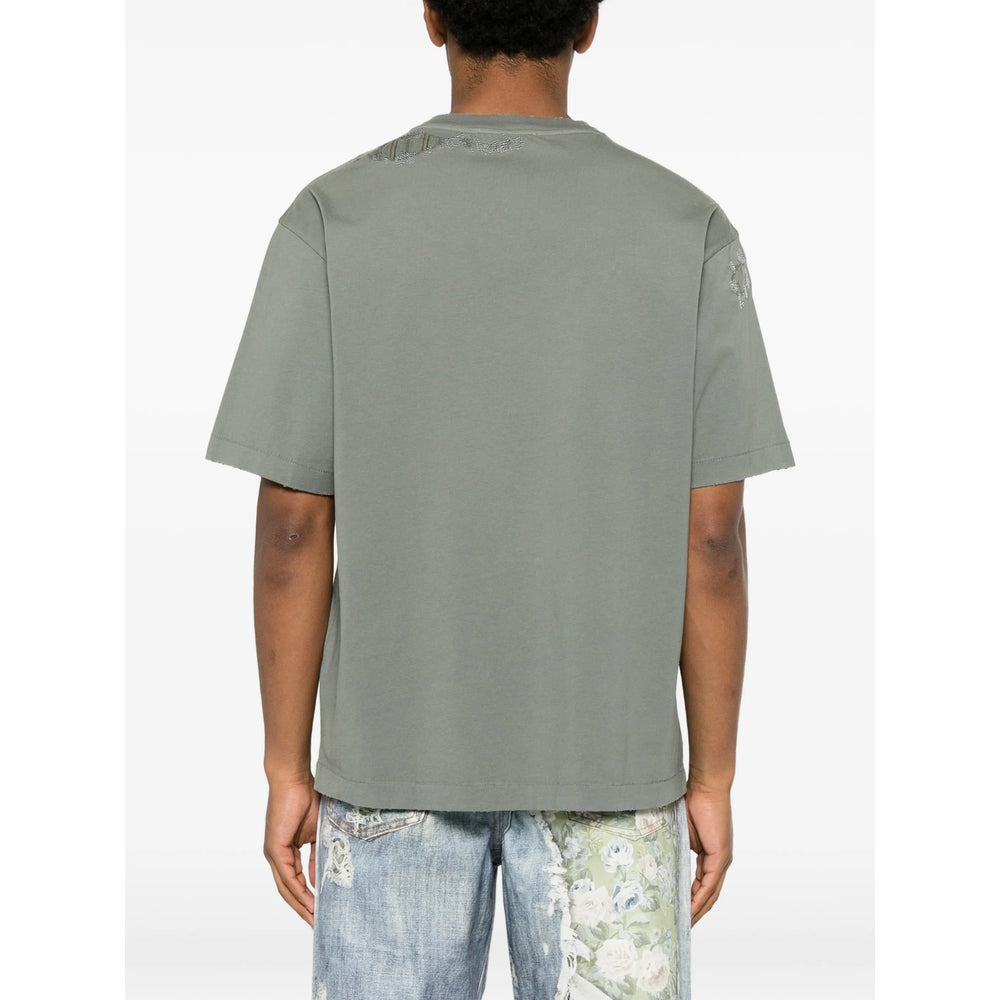 Acne Studios Green T-Shirts & Vests - T-Shirts Men ACNE STUDIOS
