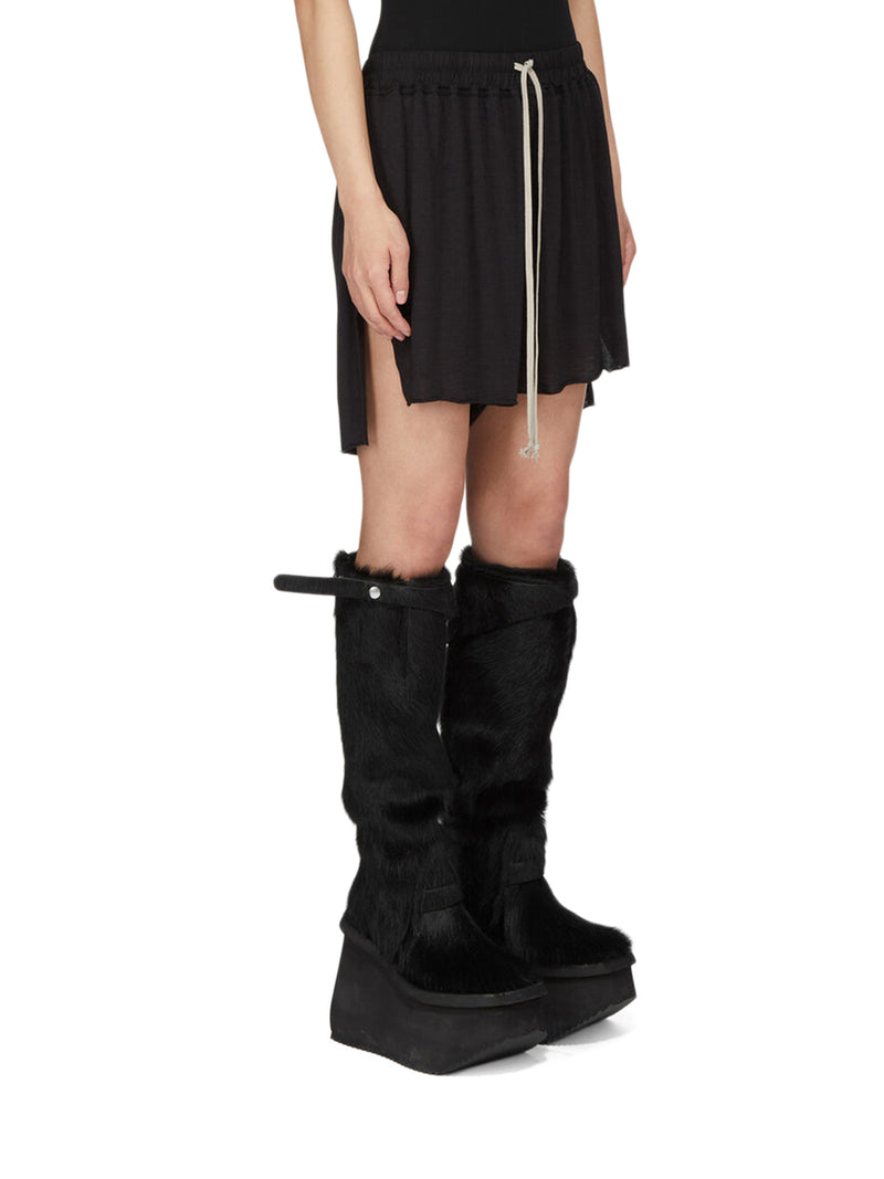 Rick Owens Women Tower Shorts In Wool And Silk Jersey RICK OWENS