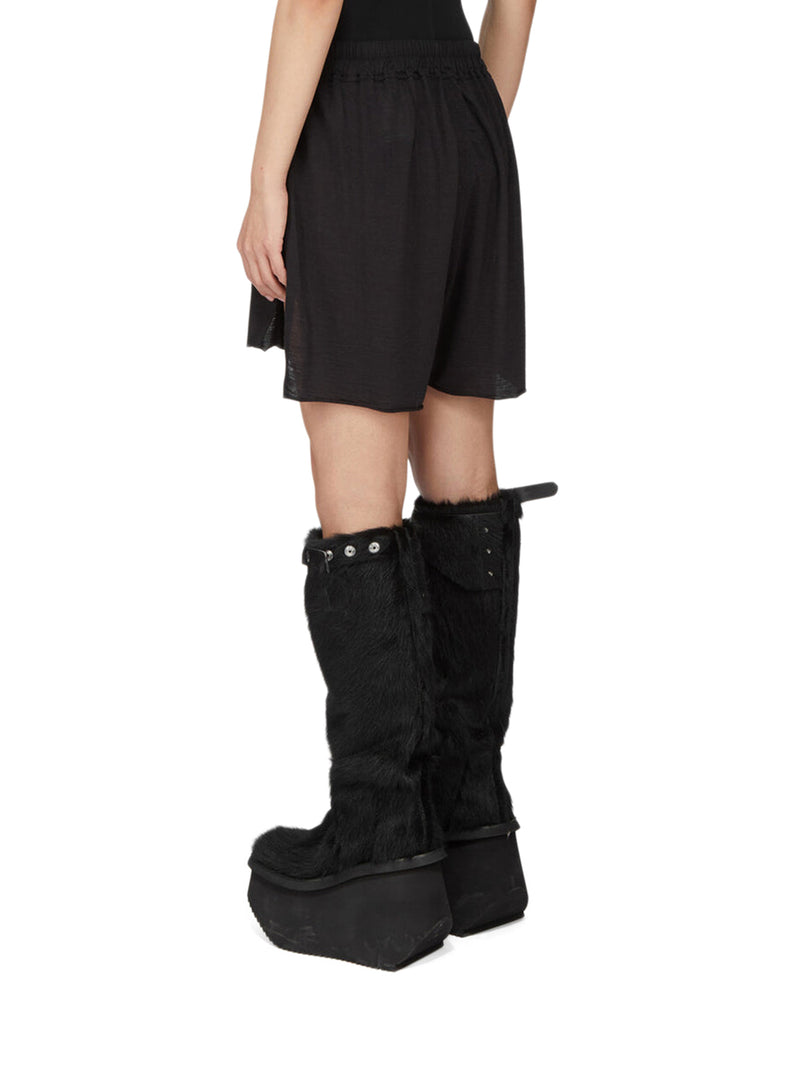 Rick Owens Women Tower Shorts In Wool And Silk Jersey RICK OWENS