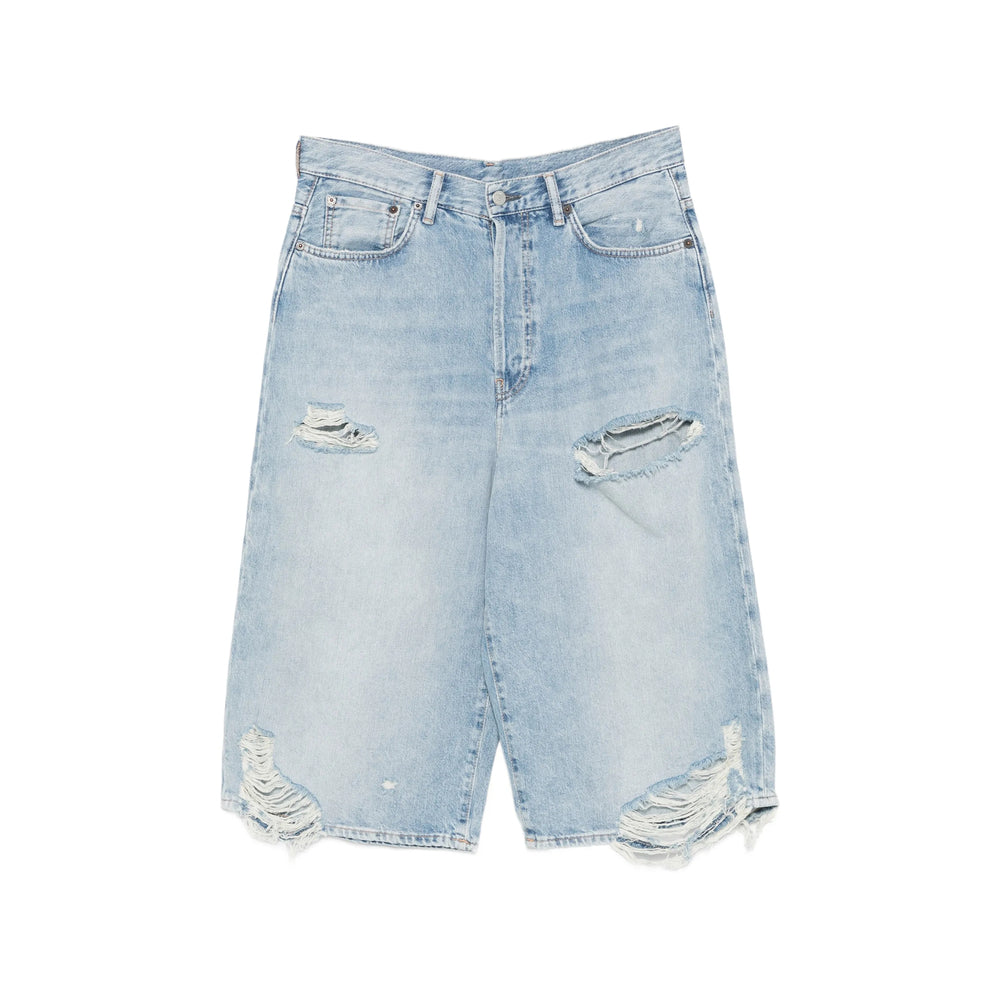 Acne Studios Blue Shorts - Denim Shorts Men ACNE STUDIOS