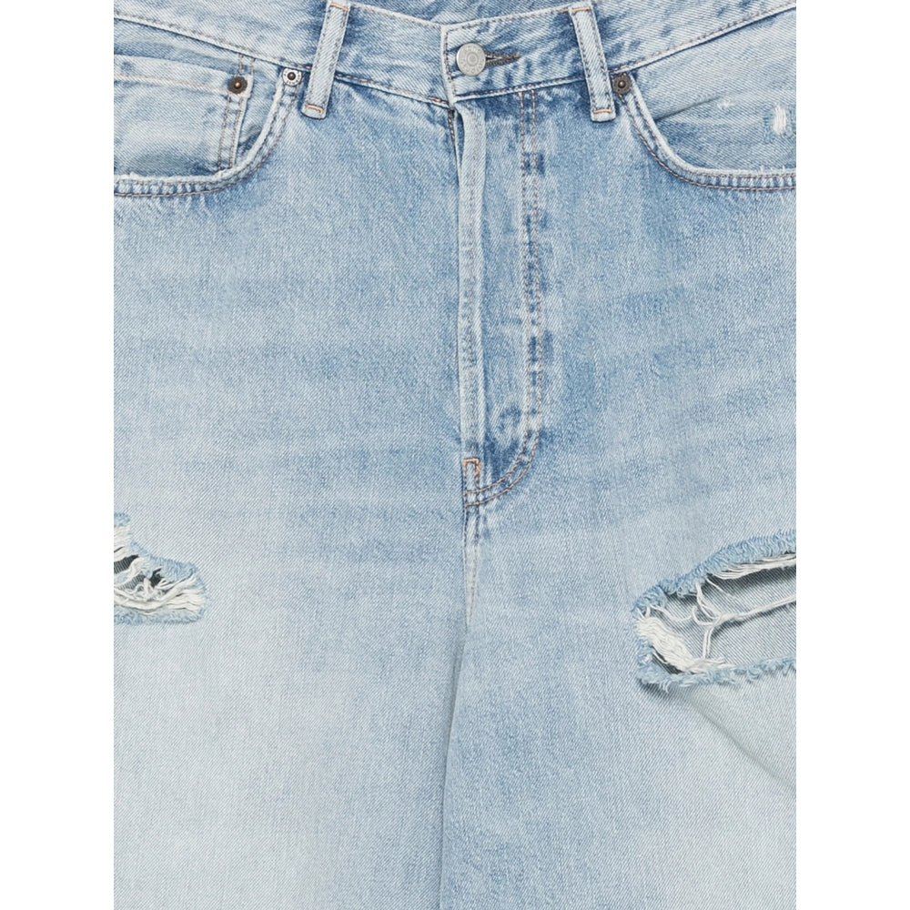 Acne Studios Blue Shorts - Denim Shorts Men ACNE STUDIOS