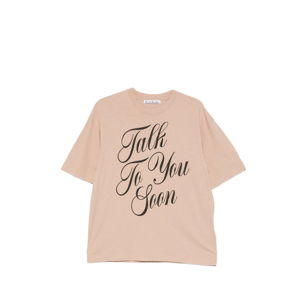 Acne Studios Neutrals T-Shirts & Vests - T-Shirts Men ACNE STUDIOS