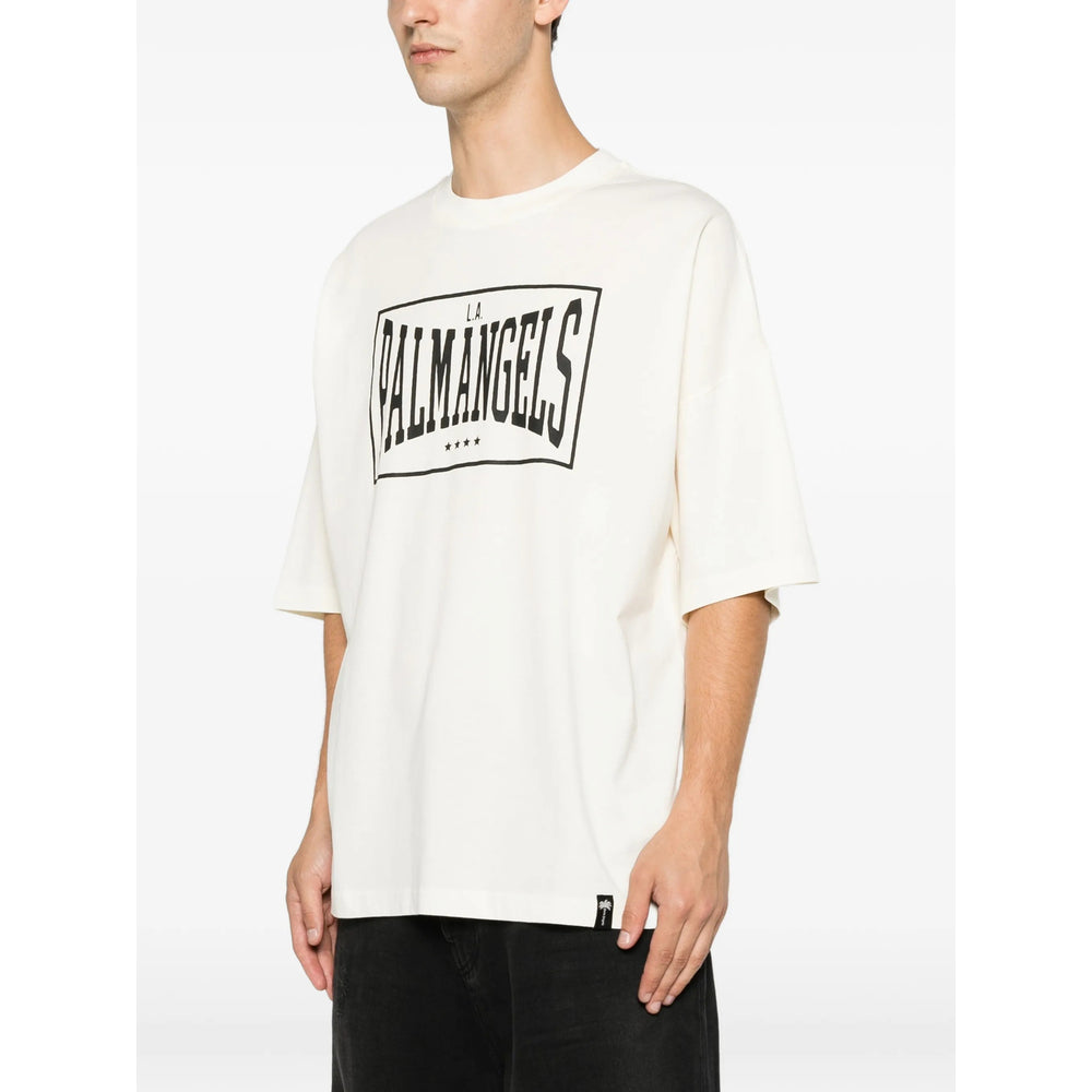 Palm Angels Neutrals T-Shirts & Vests - T-Shirts Men PALM ANGELS