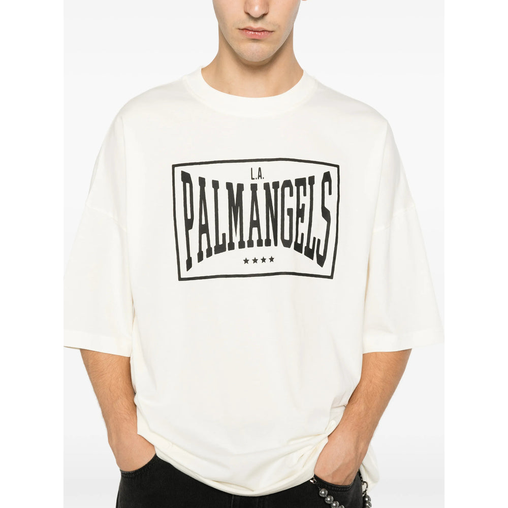 Palm Angels Neutrals T-Shirts & Vests - T-Shirts Men PALM ANGELS