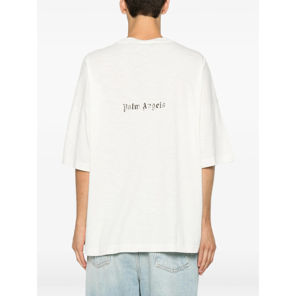 Palm Angels Neutrals T-Shirts & Vests - T-Shirts Men PALM ANGELS