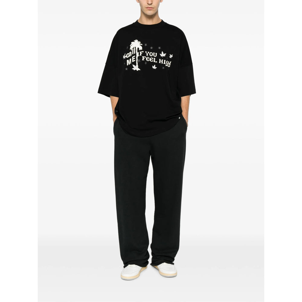 Palm Angels Black T-Shirts & Vests - T-Shirts Men PALM ANGELS