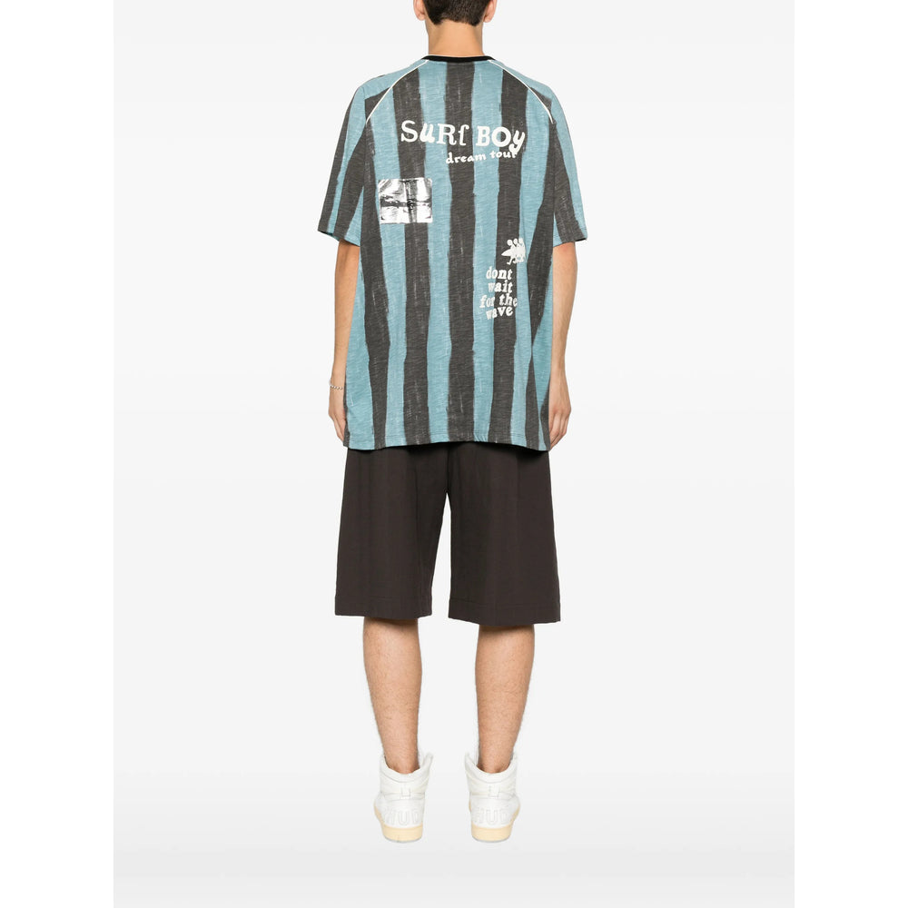Palm Angels Blue T-Shirts & Vests - T-Shirts Men PALM ANGELS