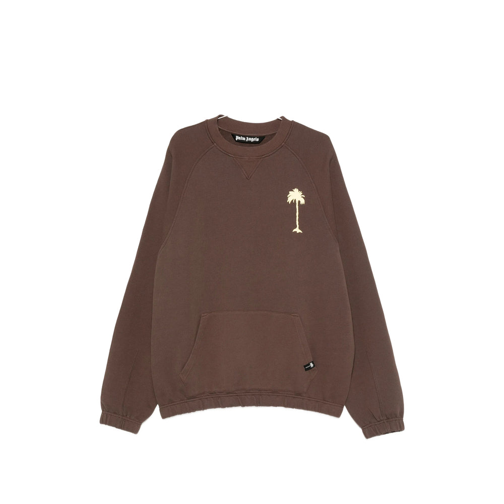 Palm Angels Brown Sweaters & Knitwear - Sweatshirts Men PALM ANGELS