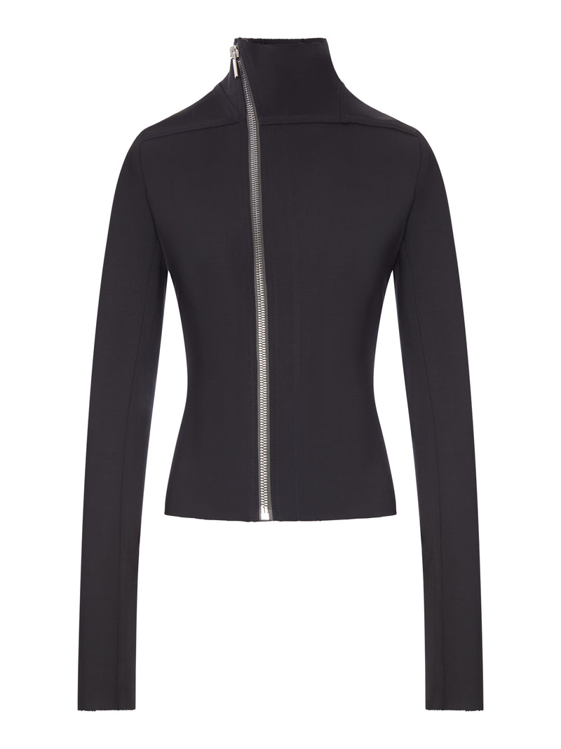 Rick Owens Women Gary Fitted Jacket With Asymmetric Zip RICK OWENS