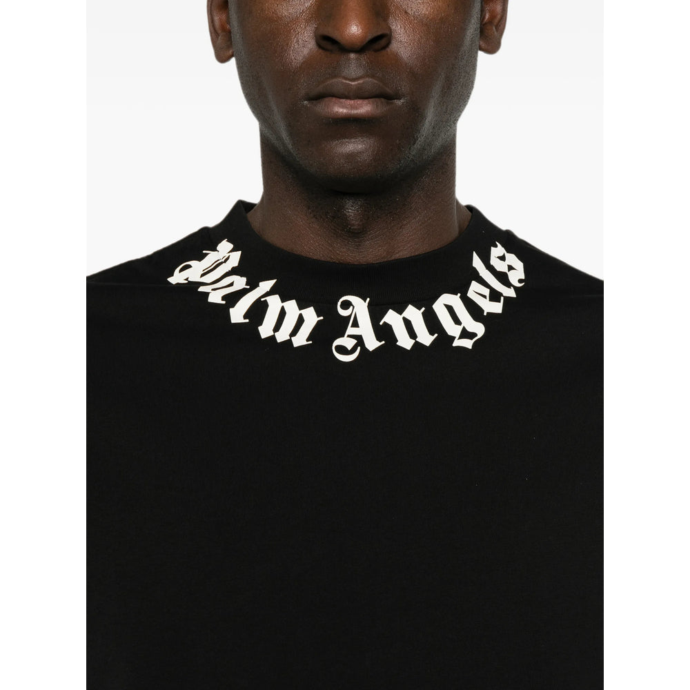Palm Angels Black T-Shirts & Vests - T-Shirts Men