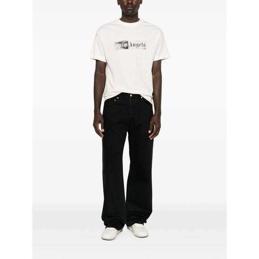 Palm Angels White T-Shirts & Vests - T-Shirts Men PALM ANGELS