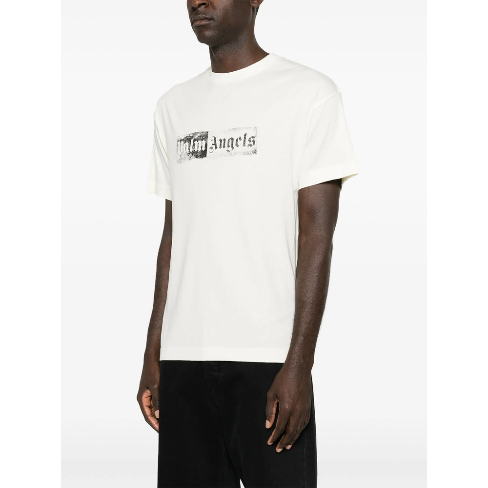 Palm Angels White T-Shirts & Vests - T-Shirts Men PALM ANGELS